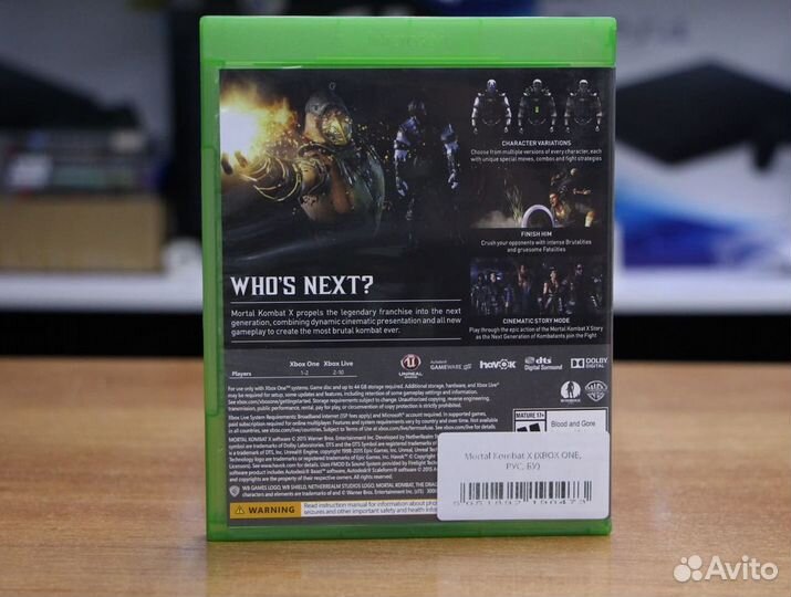 Mortal Kombat X (xbox ONE, рус, бу)