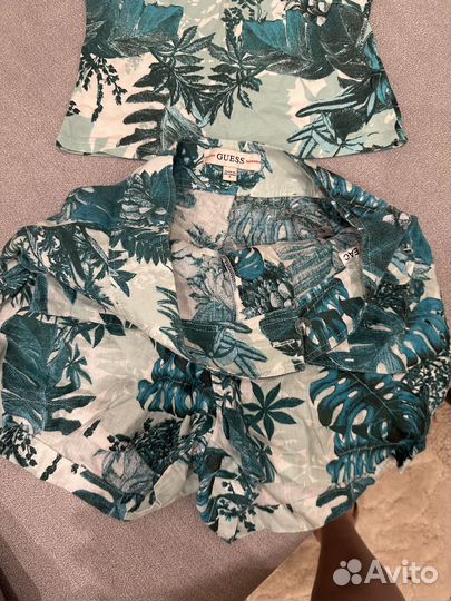 Костюм женский шорты и майка Guess, р-р XS