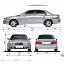 Kia Magentis 2.5 MT, 2004, битый, 337 252 км, с пробегом, цена 350 000 руб.