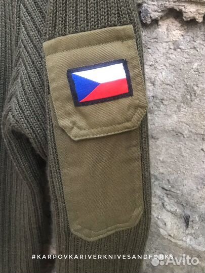 Свитер армейский, олива, Чехия