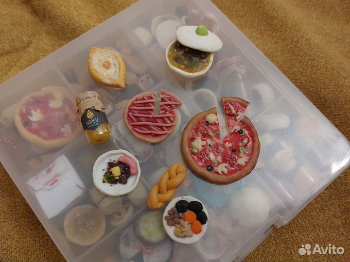 Миниатюрная еда из полимерной глины