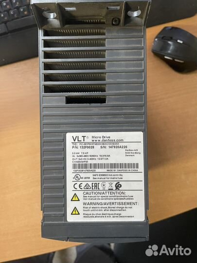 Частотный преобразователь Danfoss VLT Micro Drive