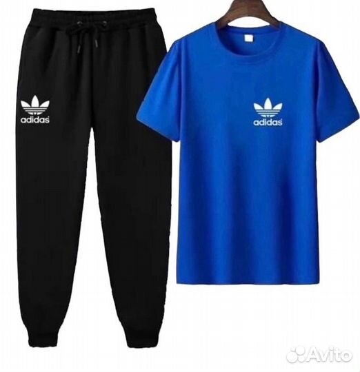 Спортивный костюм adidas штаны и футболка