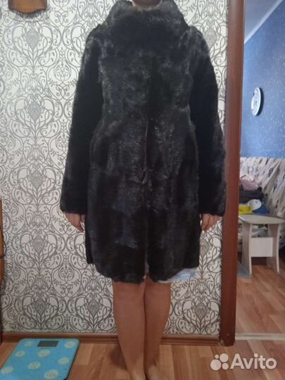 Женская шуба сурок