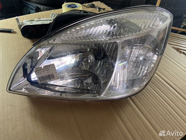 Левая фара на kia rio 2