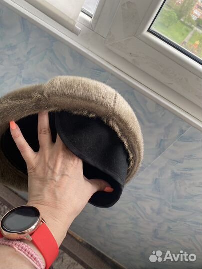 Шапка мужская, мех Нерпа