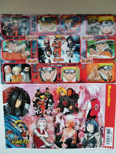 Наклейки Наруто