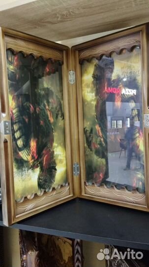 Нарды резные ручной работы с узорами