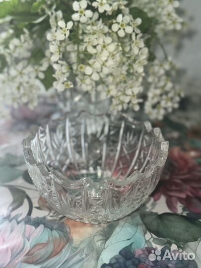 Ваза хрусталь