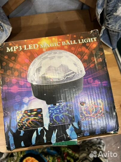 Led лампа, дискотека