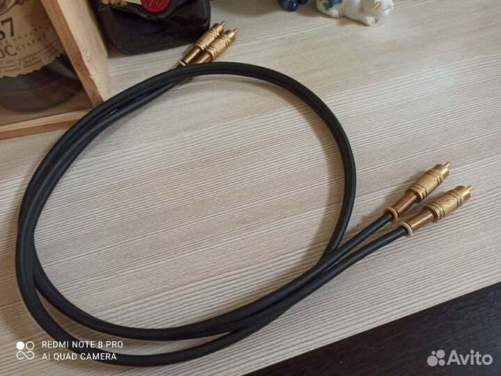 Древний межблочный кабель RCA Англия