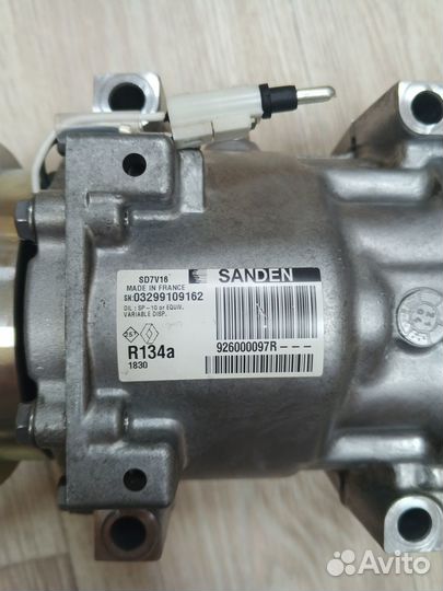 Компрессор кондиционера Ларгус, Рено, Веста
