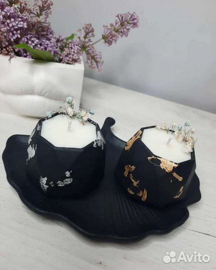 Свечи из кокосового воска