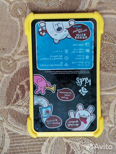 Детский планшет dexp