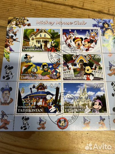 Марки Дисней