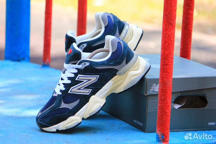 Новинка.New Balance 9060 Темно-синие