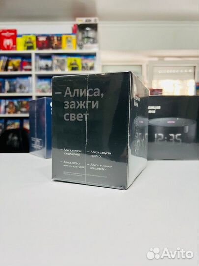 Яндекс станция Мини Черная с Часами