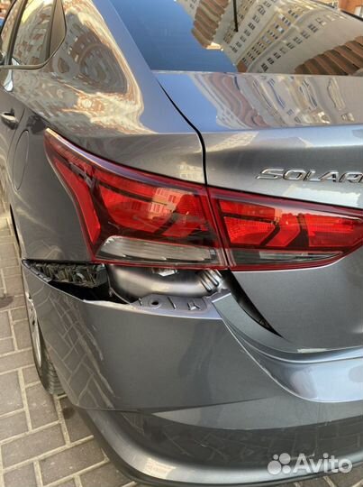 Фара левая задняя наружная солярис 2020 рестайлинг