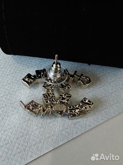 Серьги пусеты Chanel