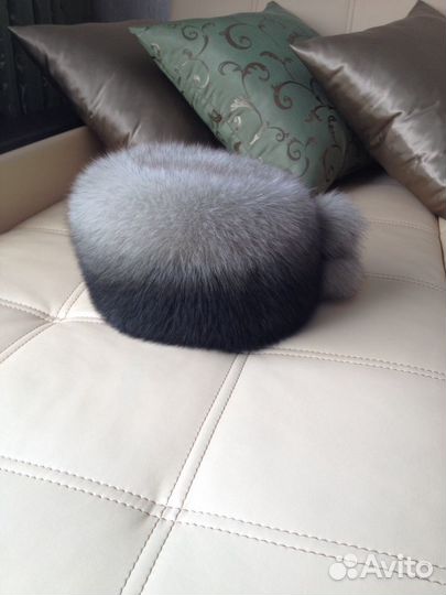 Продам шапку, мех песец