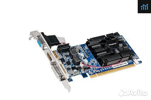 Низкопрофильная Gigabyte GV-N210D3-1GI