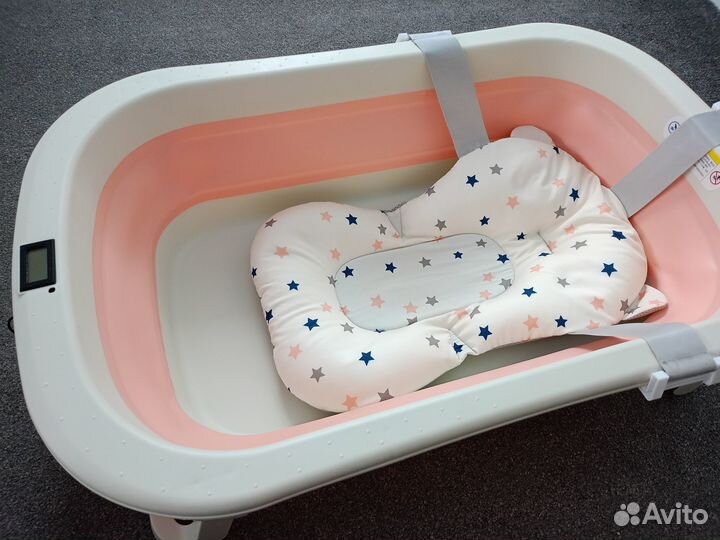 Ванночка для купания складная с матрасиком