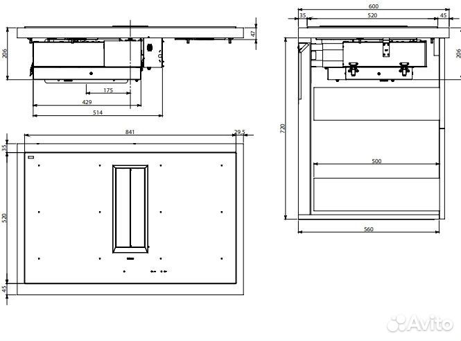 Варочная поверхность falmec quantum easy PRO (cuzq