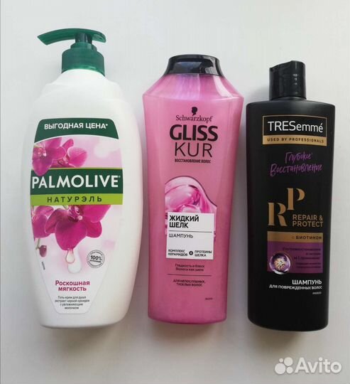 Гель для душа Шампунь Крем