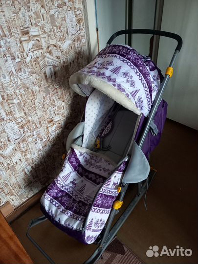 Санки-коляска