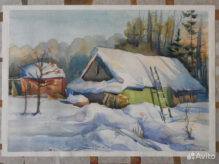 Акварельные картины. 