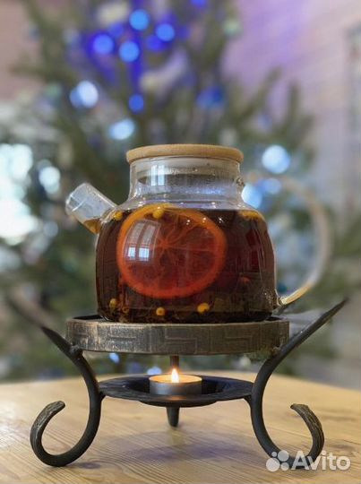 Подставка для подогрева чайника свечой