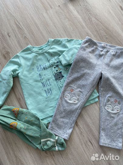 Вещи пакетом на девочку 98-104