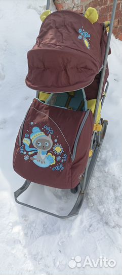 Санки-коляска