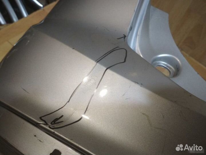 Бампер задний под парктроники Volvo