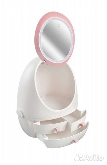 Органайзер с подсветкой, зеркало, косметичка