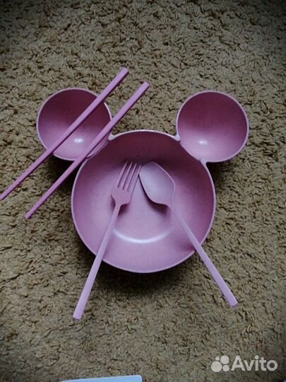 Тарелка эко - пластик (наборчик)