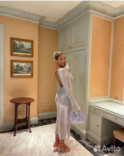 Платье 16 arlington серебро