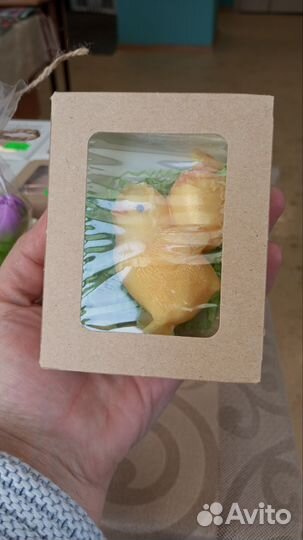 Пасхальный сувенир из мыла ручной работы