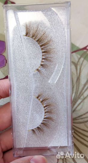 Накладные ресницы русые