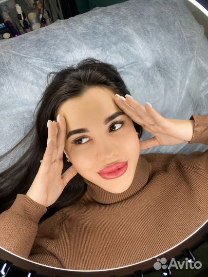 Татуаж бровей, губ перманентный макияж