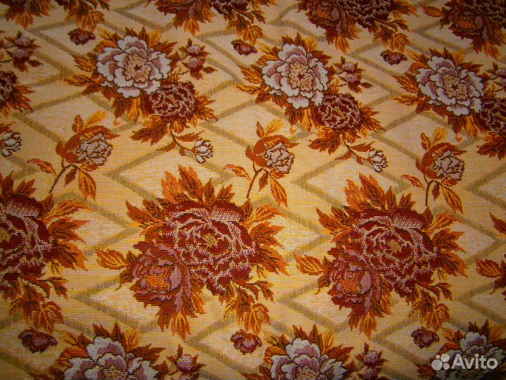 Гобелен новый ткань хлопок лен италия