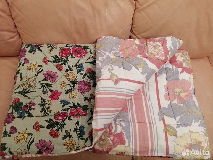 Одеяло стеганое из овечей шерсти