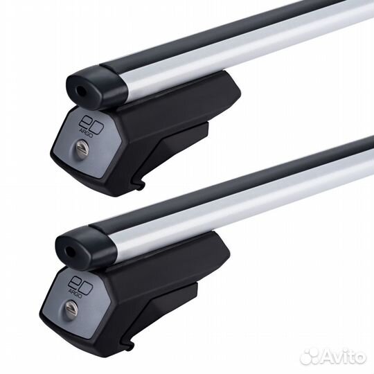 Багажник для Ford 5D Tourneo Courier 2013- аэродинамические дуги + замки