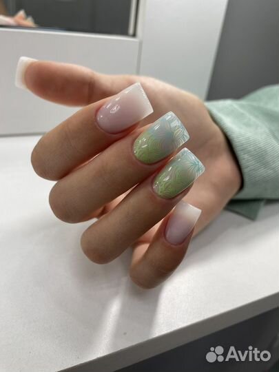 Маникюр гель-лак, укрепление гель