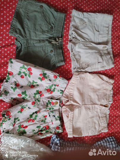 Шорты для девочки 92