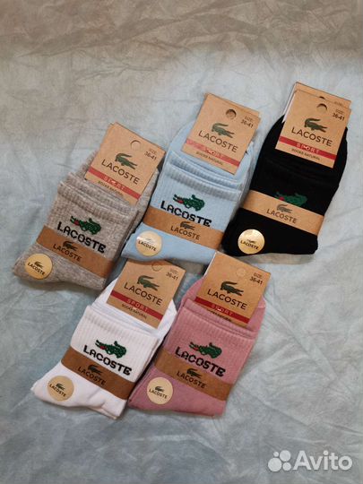 Носки средней длины хлопковые Adidas Lacoste nike
