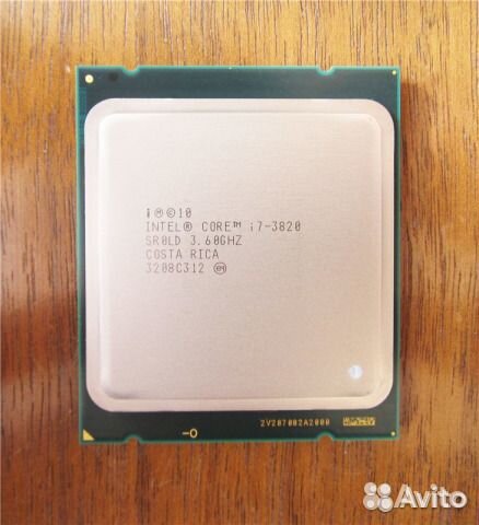 Процессор intel core i7 3820