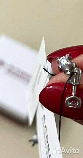 Серьги серебро Соколов и ещё пусеты много