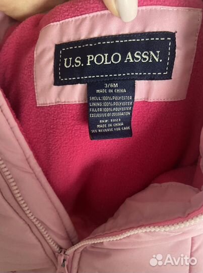 Конверт-куртка трансформер 3-6 мес U.S. Polo