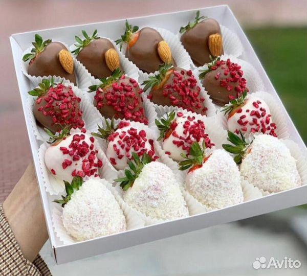 Клубника в шоколаде бокс